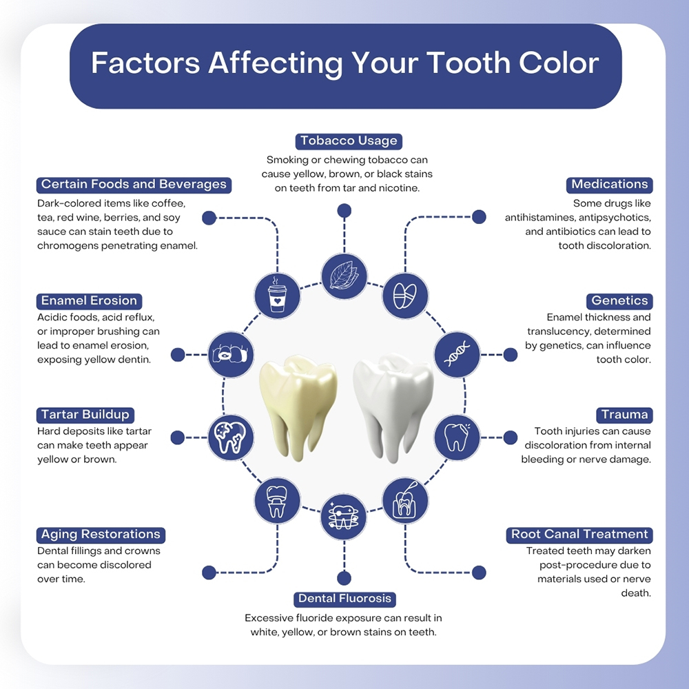 Factors Affecting Your Tooth Color